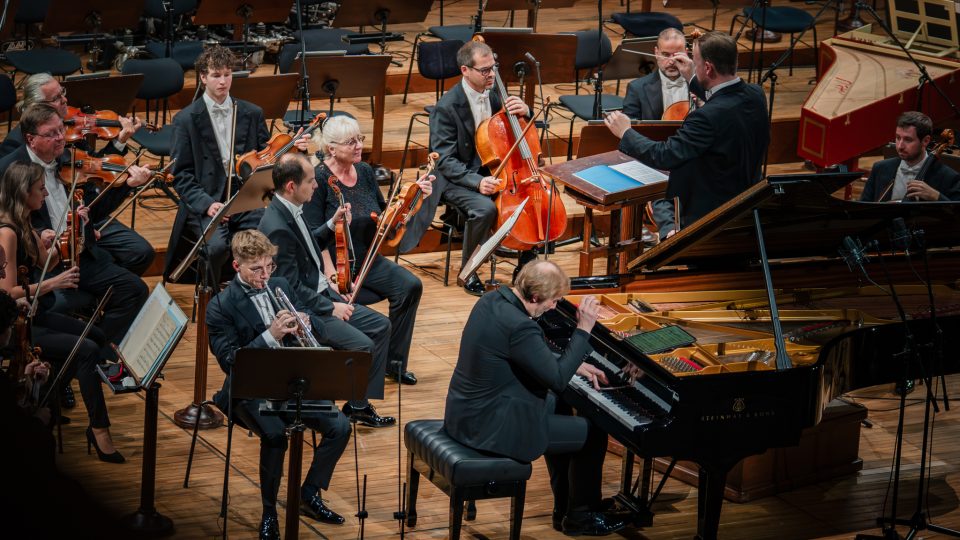 Klavírista Ivo Kahánek na slavnostním koncertu Concertino Praga k 60. výročí soutěže.