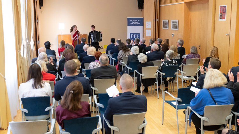 Naďa Strnadová a Viktor Stocker na koncertě v Bratislavě