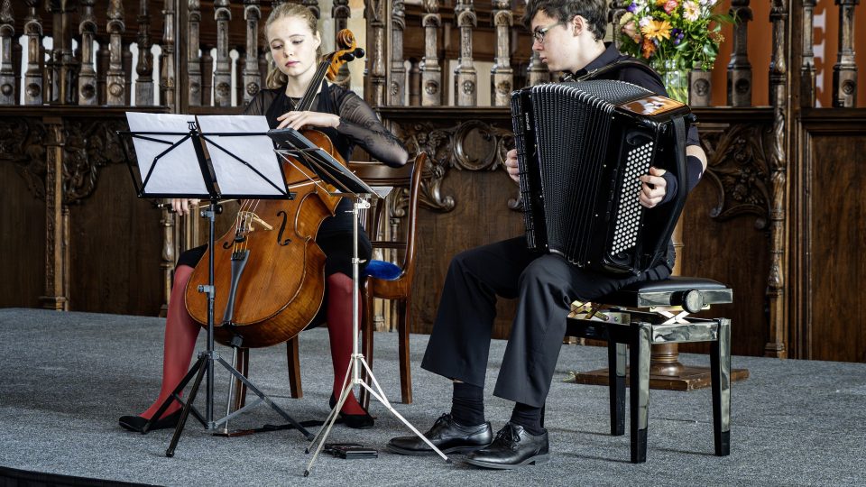 Viktor Stocker a Naďa Strnadová v Naardenu