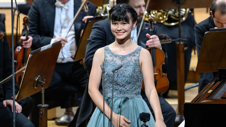 pianist Celina Höferlin at the Final concert of Concertino Praga 2024 