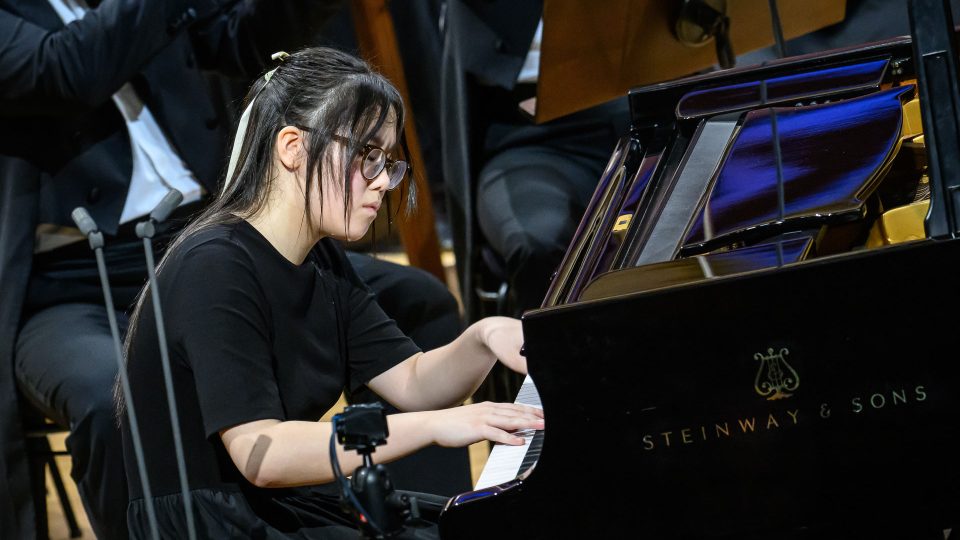 pianist Anke Chen at the Final concert of Concertino Praga 2024 