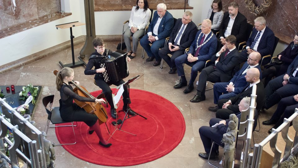 Viktor Stocker a Naďa Strnadová v Naardenu